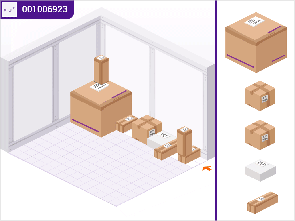Placing a package