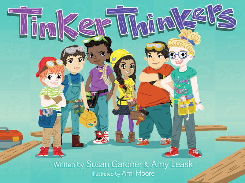 Tinker Thinkers - Print Book, Illustration, Mobile App and Web