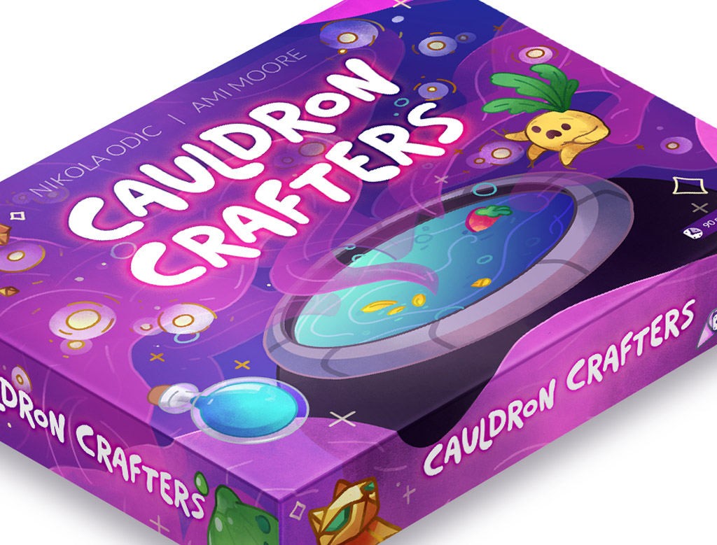 Cauldron Crafters, tabletop board game.