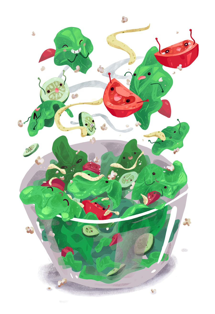 Food Cuties - Salad Toss